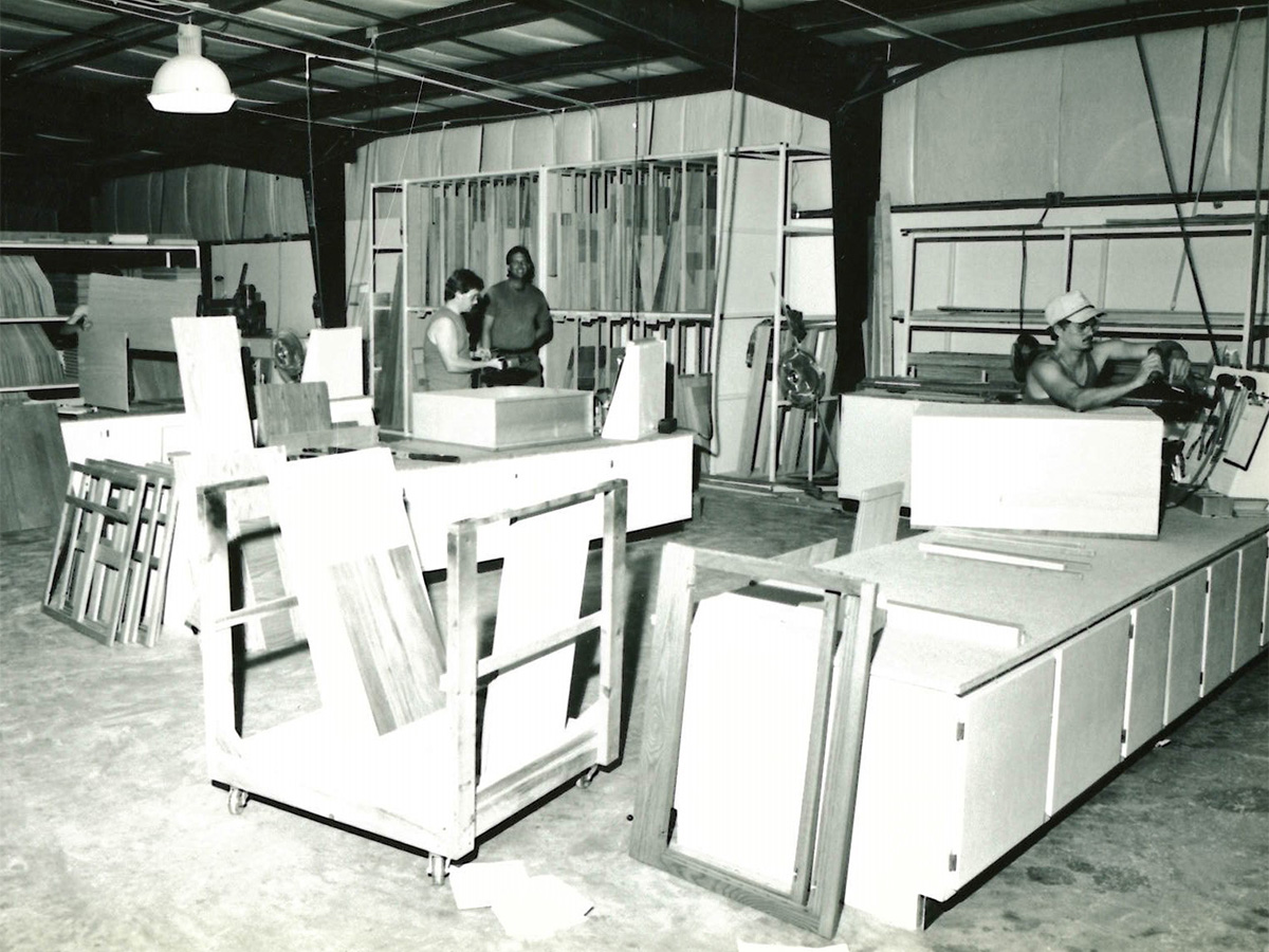 Started building cabinets... in 1987